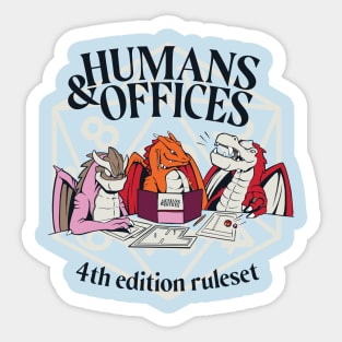 HUMANS & OFFICES Sticker